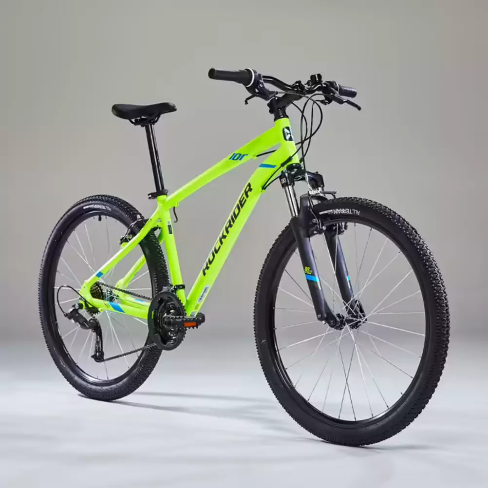 Eeaebbffb5d29ff62799637fc51adb7b Montaña Rockrider ST 100 27,5" Amarillo Aluminio Bicicleta - Imagen 1
