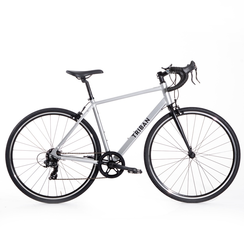 TxpV4D0CcA Carretera Triban RC 100 2024 Gris Bicicleta - Imagen 1