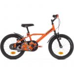 Infantil Btwin 500 Robot 16" Naranja Bicicleta