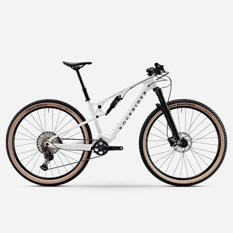 nYON7kJ0nL MTB Bicicleta Rockrider XC Race 900 S Blanco Shimano SLX/XT Carbono - Imagen 1